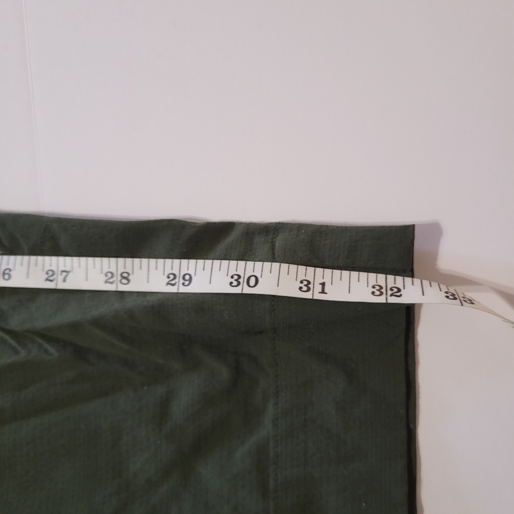 Athleta Trekkie High Rise Parachute Pant Aspen Olive Green Street wear XL tall - Picture 5 of 13